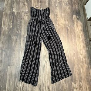 Boutique Size M Strapless Jumpsuit